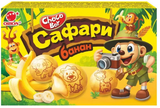 Печенье Choco Boy Safari «Banana. Банан»