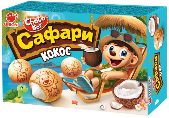 Печенье Choco Boy Safari «Coconut. Кокос»