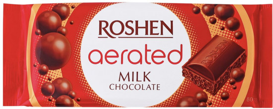 Шоколад молочный пористый