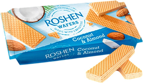 Вафли с кокосово-миндальной начинкой «Coconut & Almond Wafers»