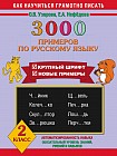 3000 примеров по русскому языку. 2 класс (крупный шрифт)