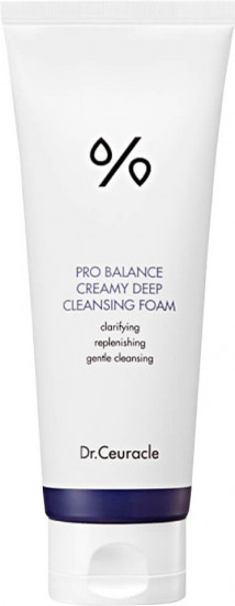 Гель-пенка для умывания с пробиотиками «Creamy Deep Cleansing Foam»