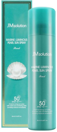 Спрей для лица и тела солнцезащитный SPF50+ «Marine Luminous Pearl Sun Spray»