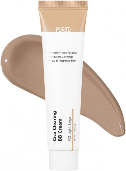 ВВ-крем для лица с экстрактом центеллы «Cica Clearing BB Cream», оттенок 21 Светло-бежевый
