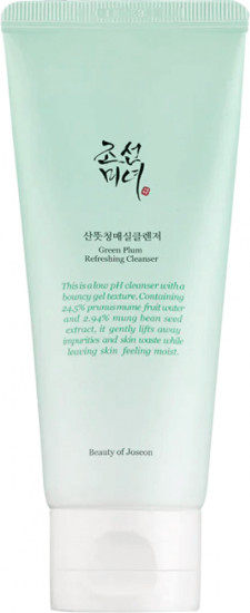 Гель-пенка для умывания с зелёной сливой «Green Plum Refreshing Cleanser»