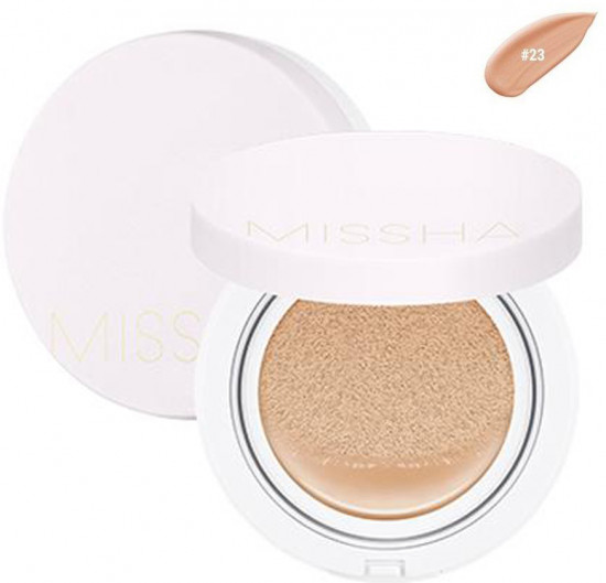 Кушон для лица тональный «Magic Cushion Cover Lasting» SPF 50+ , оттенок 23 Natural Beige