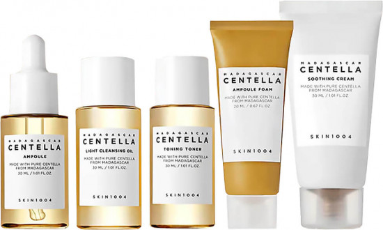 Набор миниатюр с центеллой «Madagascar Centella Travel Kit»