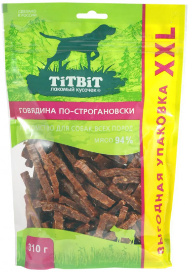 Лакомство для собак «Говядина по-строгановски»