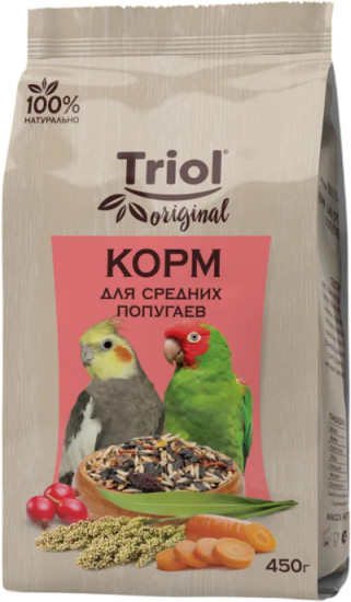 Корм для средних попугаев