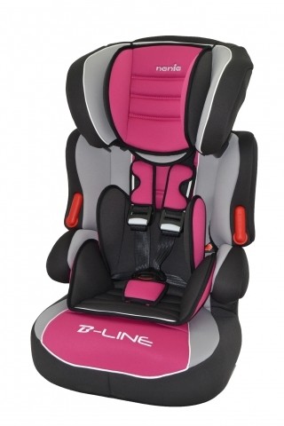 Автокресло 9-36 кг «Beline SP LUXE», цвет Agora Framboise | Befix Sp | Nania