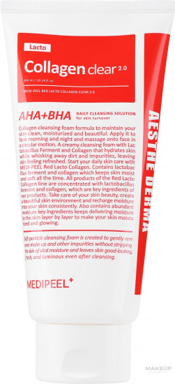 Пенка для умывания очищающая с коллагеном «Red Lacto Collagen Clear»