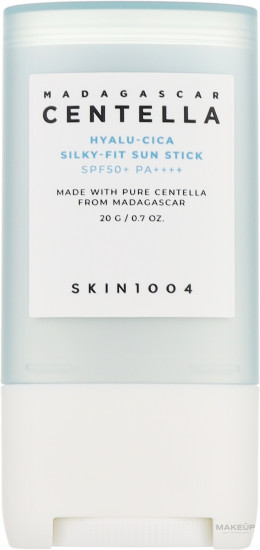 Стик для лица и тела солнцезащитный SPF50+ PA++++ «Skin1004 Madagascar Centella Hyalu-Cica»