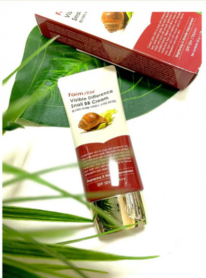 Улиточный BB-крем для регенерации кожи «Visible Difference Snail BB Cream» SPF 50