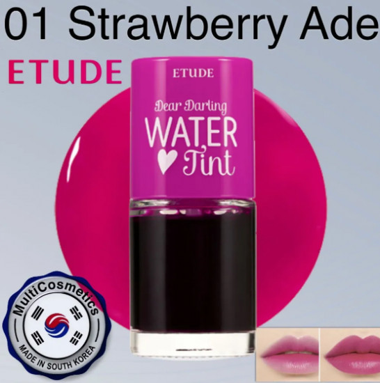 Тинт для губ «Dear Darling Water Tint», тон 01 Strawberry Ade
