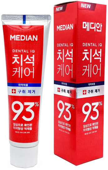 Зубная паста с цеолитом освежающая «Dental IQ 93% Remove Bad Breath»