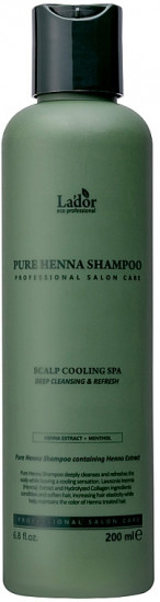 Укрепляющий шампунь для волос с хной «Pure Henna Shampoo»