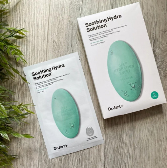 Маска для лица с алоэ вера успокаивающая «Soothing Hydra Solution»