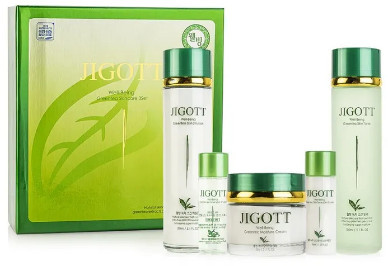 Набор для лица с экстрактом зелёного чая «Well-Being Green Tea Skin Care 3 Set»