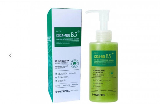 Кислородная пенка-маска от черных точек Phyto Cica-Nol B5 AHA BHA Vitamin Calming O2 Deep Cleanser