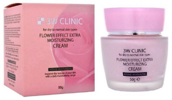 Крем для лица увлажняющий c экстрактом цветов «Flower Effect Extra Moisturizing Cream»