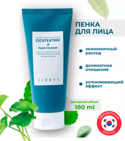 Пенка для лица с экстрактом центеллы и чайного дерева «Cicateatree Foam Cleanser»
