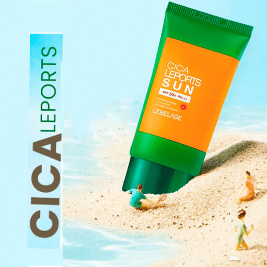 Крем для лица солнцезащитный с центеллой азиатской SPF50+ PA+++ «Cica Leports Sun» SPF50+ PA+++