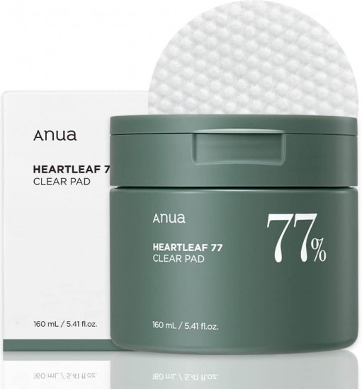 Диски для лица очищающие «Heartleaf 77% Clear Pad»