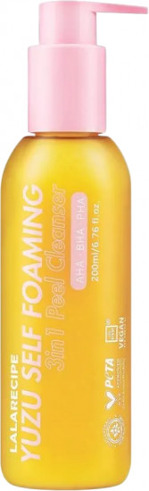 Пенка для лица с экстрактом юдзу «Yuzu Self Foaming 3 in 1 Peel Cleanser»
