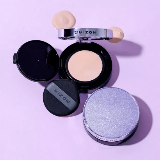 Кушон для лица тональный «Vegan Collagen Cushion», оттенок 21 Светло-бежевый