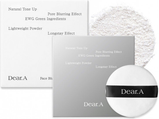Пудра для лица матирующая «Dear.A Face Blur Finishing Powder», оттенок Натуральный