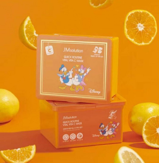 Набор масок для лица «Disney Quick Routine Vital Vita C Mask»