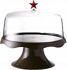 Тортовница на ножке «Merry Tray», коричневая