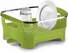 Сушилка для посуды «Basin», зеленая