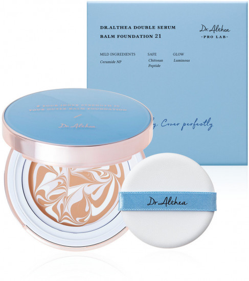 Крем тональный для лица «Double Serum Balm Foundation», оттенок 21 Rose Ivory