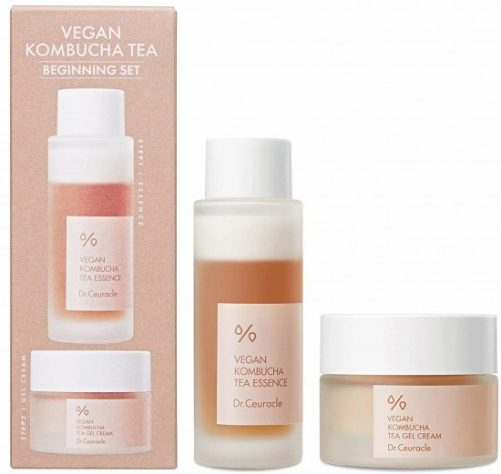 Набор для ухода за кожей с чаем комбуча «Vegan Kombucha Tea Beginning Set»