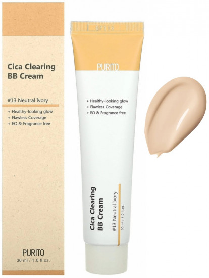 BB-крем для чувствительной кожи лица «Cica Clearing BB Cream» SPF 38 , оттенок 13 Neutral Ivory