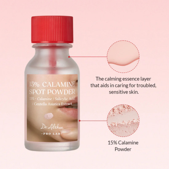 Пудра для лица точечная от воспалений «Calamine Spot Powder»