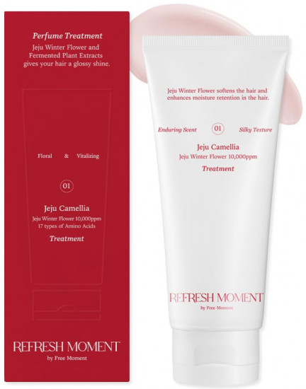 Кондиционер для волос парфюмированный «Refresh Moment Perfume Treatment 01 Jeju Camellia»