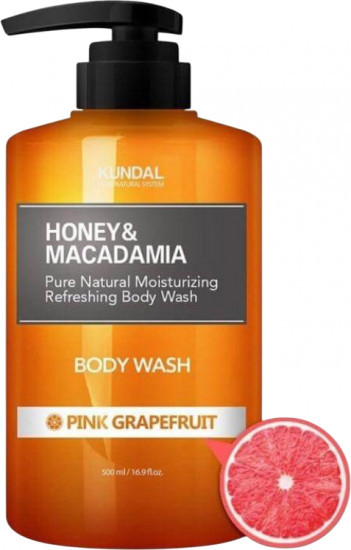 Гель для душа «Honey & Macadamia Pure Body Wash» Pink Grapefruit
