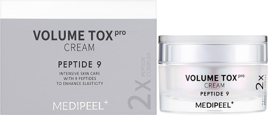 Крем для лица омолаживающий с пептидами и эктоином «Volume Tox Cream Pro»