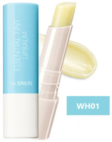 Помада-бальзам для губ увлажняющий «Essential Tint Lipbalm», тон WH01 Прозрачный