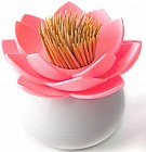 Держатель для зубочисток «Lotus», белый/розовый