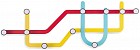 Вешалка «Subway», разноцветная