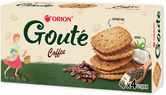 Печенье затяжное кофейное «Gouté Coffee»