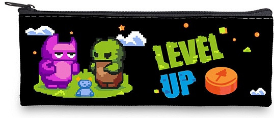 Пенал мягкий «Пиксель - Level Up»