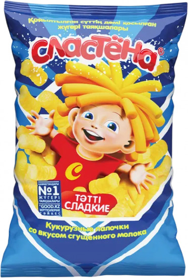 Палочки кукурузные со вкусом сгущенного молока