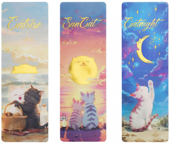 Набор закладок для книг «Sun Cat»