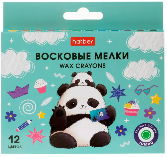 Набор мелков восковых