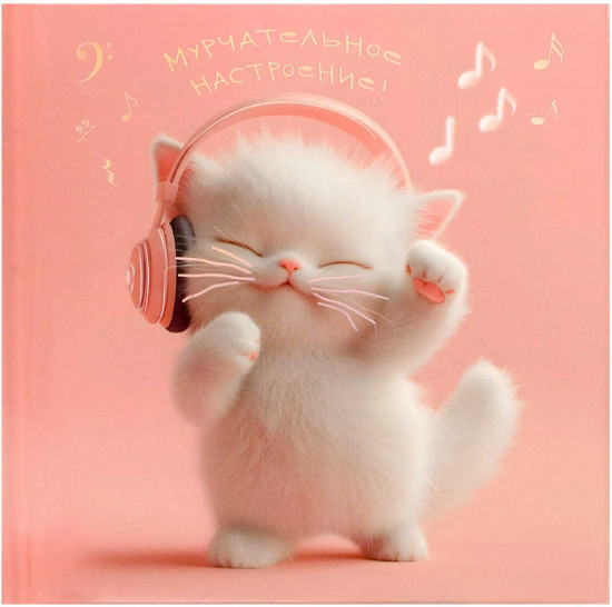 Блокнот Notebook «Котенок-меломан»