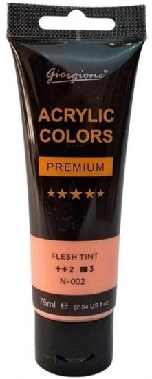 Акриловая краска, цвет 002 Flesh tint